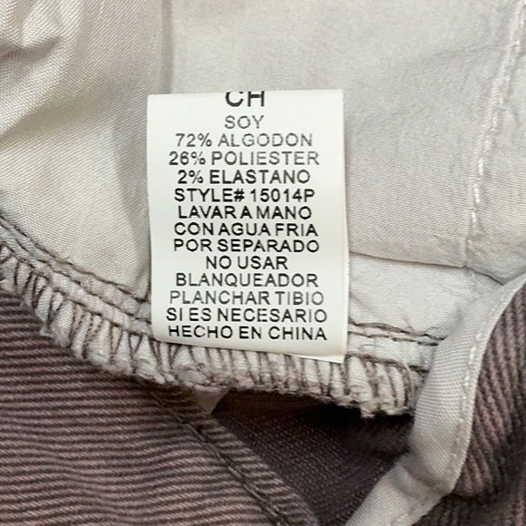 NWT Blue B Collection Brand mauve Shorts denim feel fit XS S M run small - Picture 6 of 7